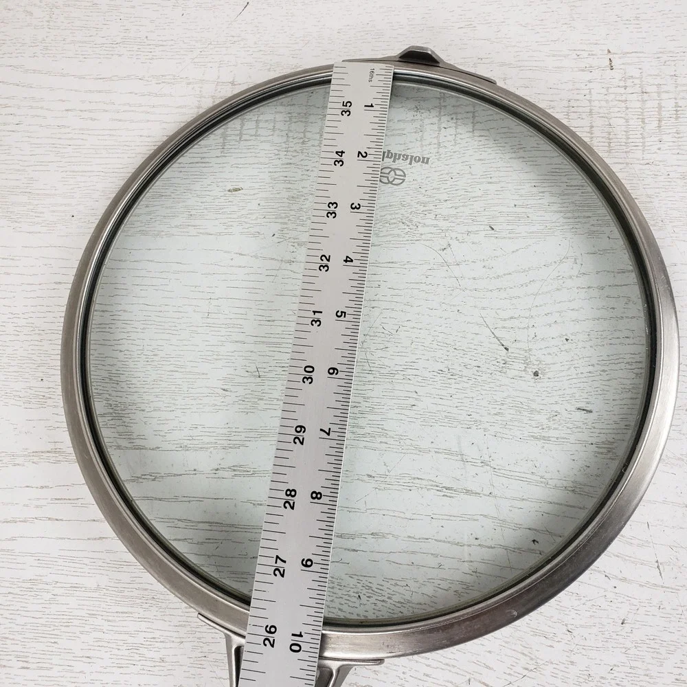 Calphalon Premier 10 Inch‎ Tempered Glass Replacement Lid with Stainless Steel